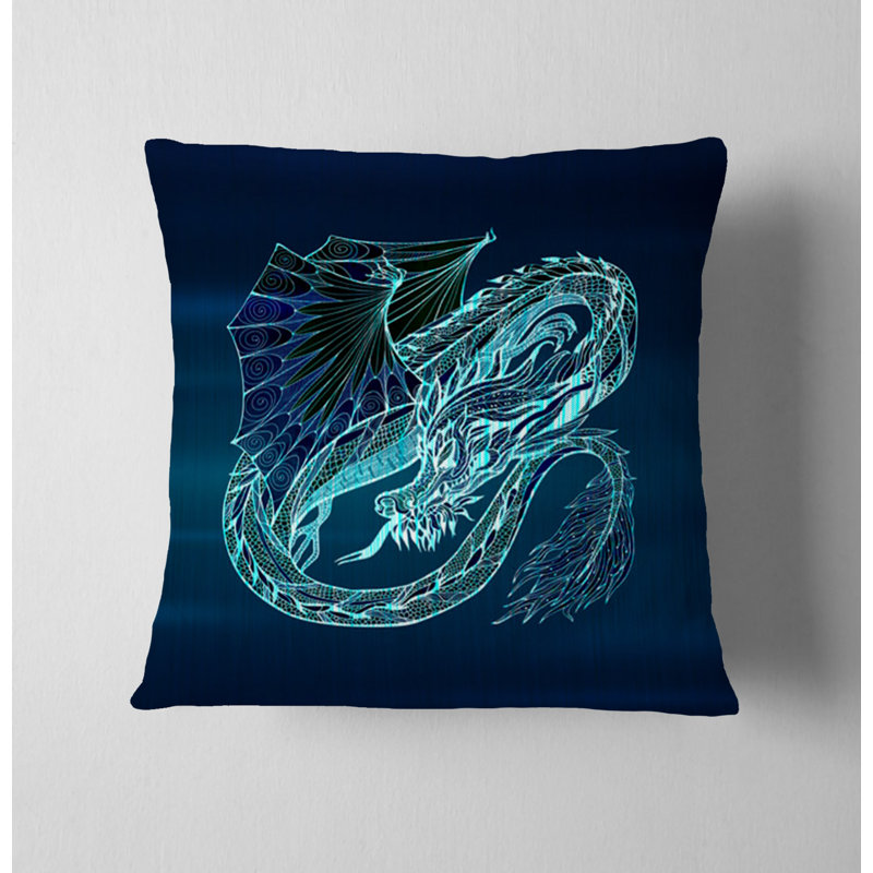 Throw Pillow With Insert, 16"H x 16"W, Blue 7