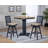Derbyshire Solid Wood Adjustable Height Pub Table