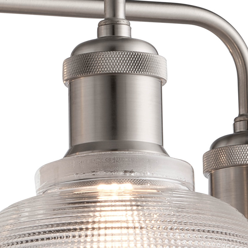 Shafer 5-Light Shaded Chandelier, Satin Silver