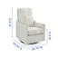 Chaise berçante pivotante Adley-128731827