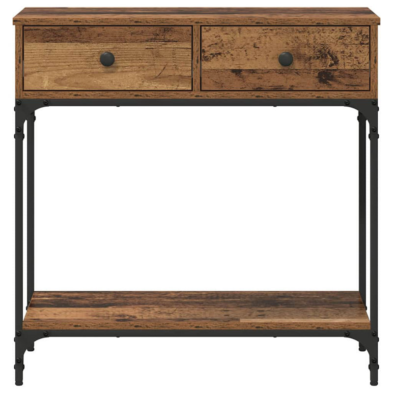 75cm Console Table, Old Wood