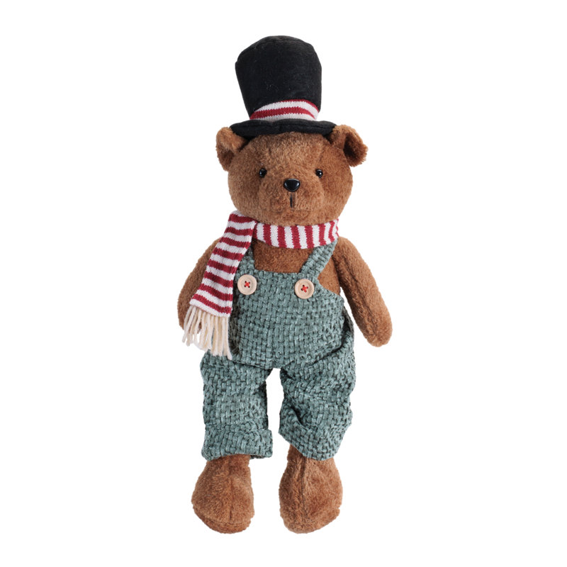 Figurines de Noël en peluche des Fêtes (ensemble de 2)