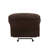 Chocolate Glider Recliner With Pillow Top Armrest-1498814518