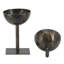 Plateau de sculpture orbe noir et or en fer-2122122214