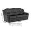3 Seater Sofa Faux Leather