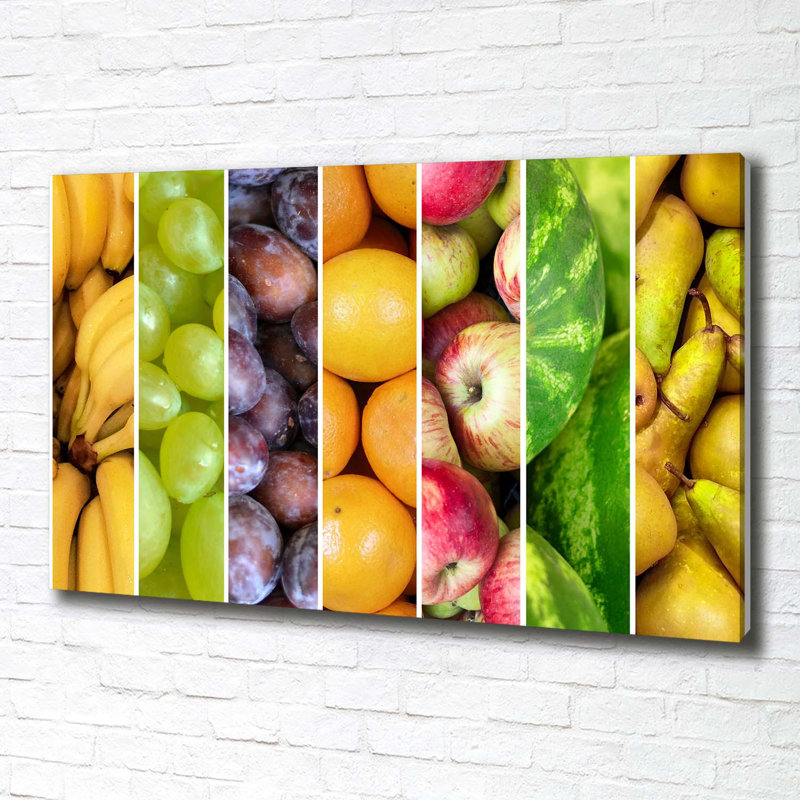 Fruits - Wrapped Canvas Print