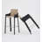 Modern And Simple Saddle Leather Armrest And Backrest Bar Stools