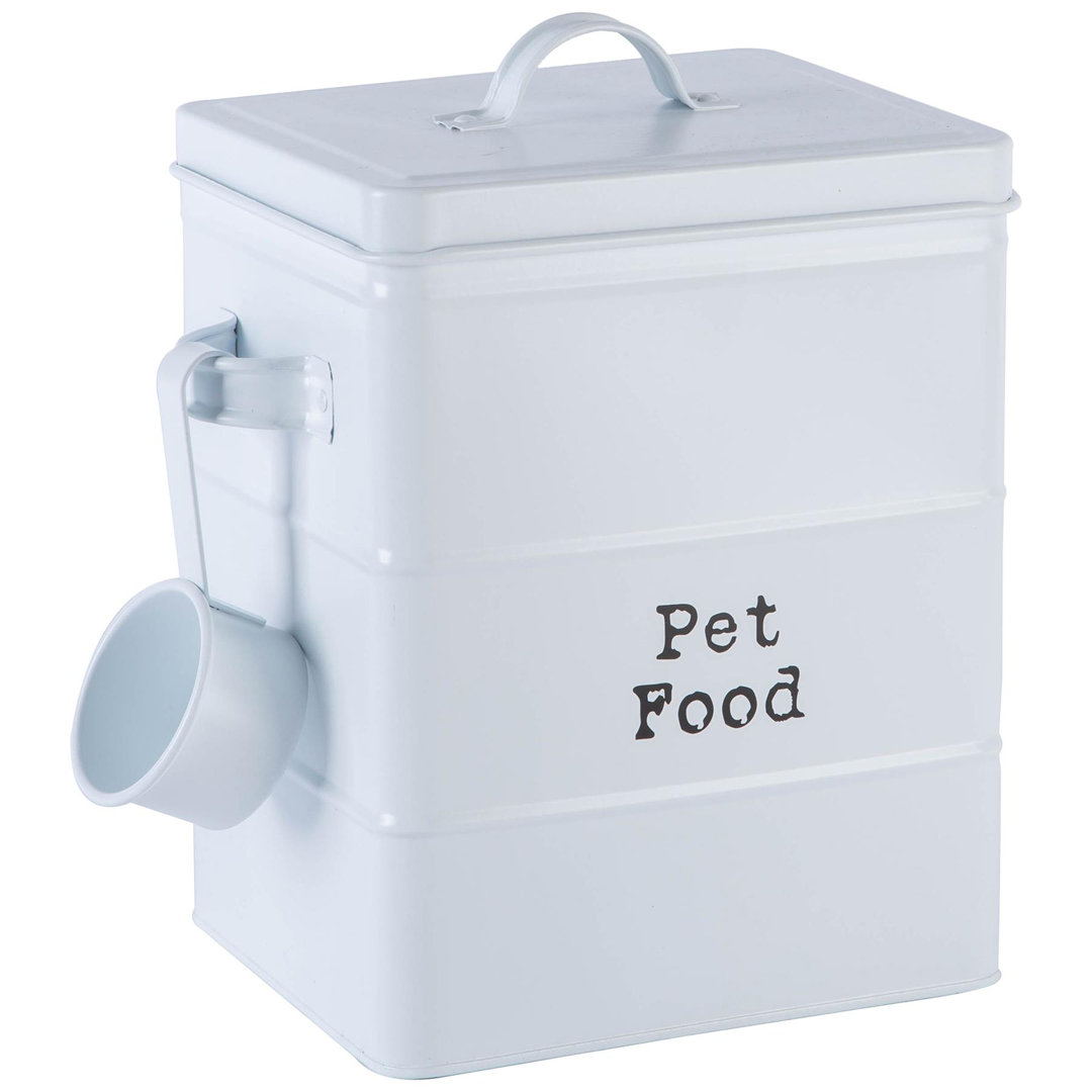 Harbour Housewares - Vintage Metal Pet Food Canister