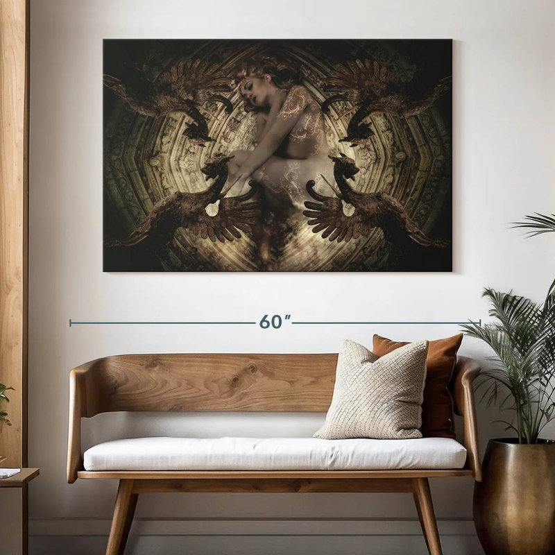 Kelan Wizard Priestess, 34" H x 51" W