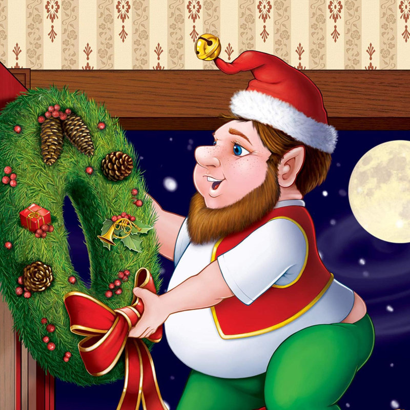 Housse de porte Christmas Elves
