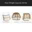 Chaise et table d'appoint