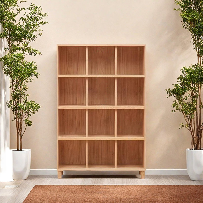 Une bibliothèque simple et durable, Brun, (4 tablettes) H 61 po x l 40,4 po x P 12,5 po