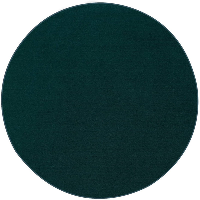 Tapis vert foncé Falkville, Octogone 4 pi