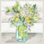«Watercolor Lemons in Mason Jar Shiplap» par Tre Sorelle Studios, reproduction d'art sur toile encadrée-109519592