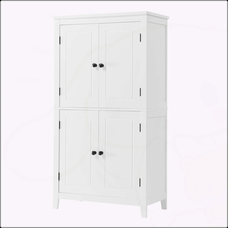 Versatile Freestanding Bathroom Cabinet With Multiple Features For Optimal Storage, White