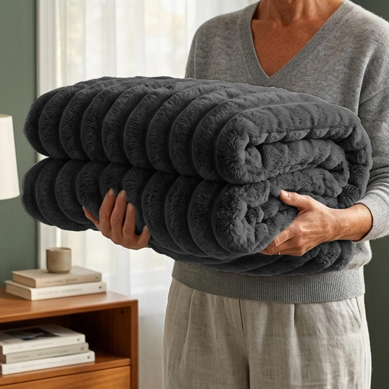 Throw Blanket, Black