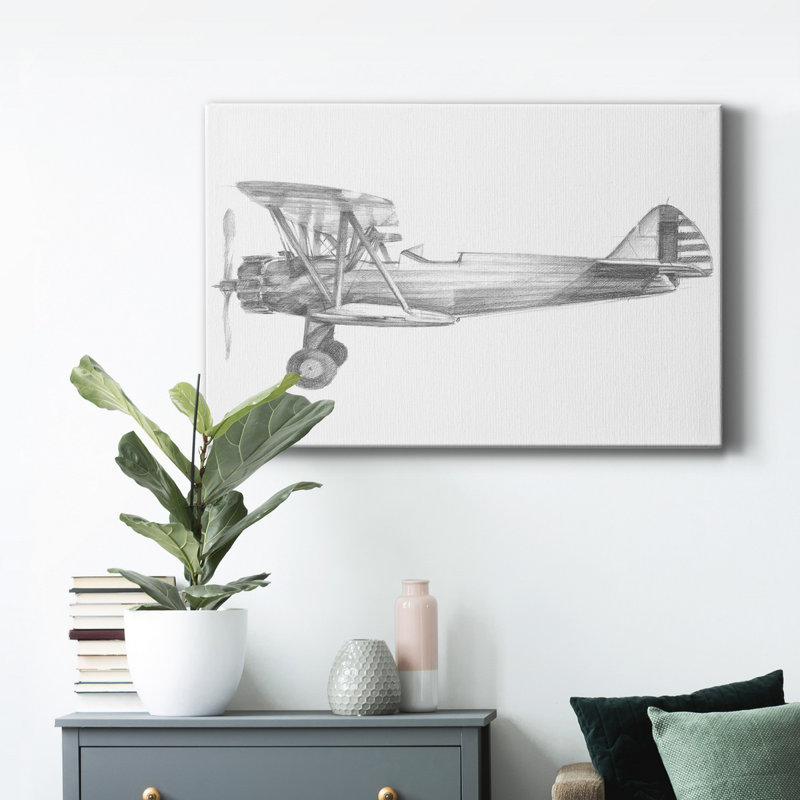 " Technical Flight I ", 8" H x 12" W x 1" D