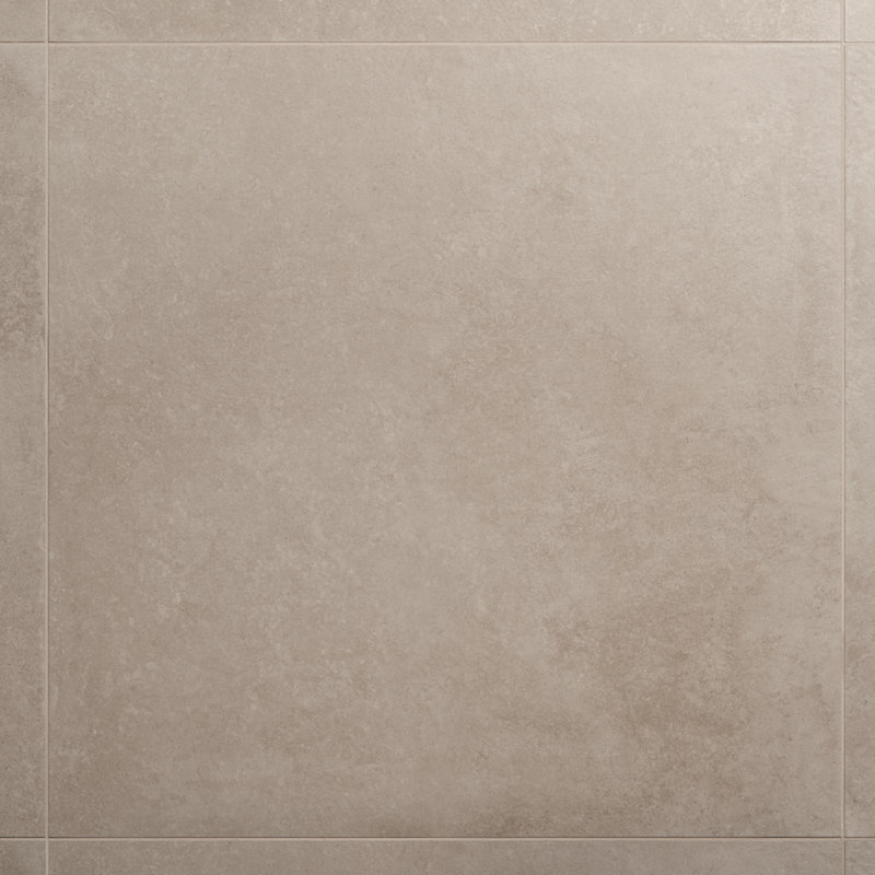 Stoneside 36x36 Matte Porcelain Tile, Cream Beige