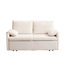 Lit convertible 64,5 pouces avec lit escamotable, 2 oreillers et poches latérales-392964190