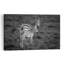 Mother And Foal Zebra Contemporary Zebra Nature Portrait Wall Art Print by Jeffrey C. Sink - 1 Piece Wrapped Canvas Wall Art-1831373059