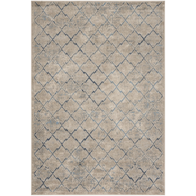 Kopia Geometric Hand Woven Area Rug, Rectangle 160 x 229 cm