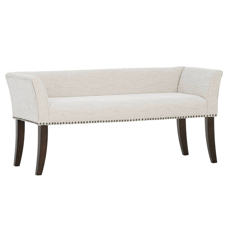 Upholstered Bench Cream