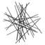 Sculpture dimensionnelle suspendue abstraite en métal noir 35 po x 34 po