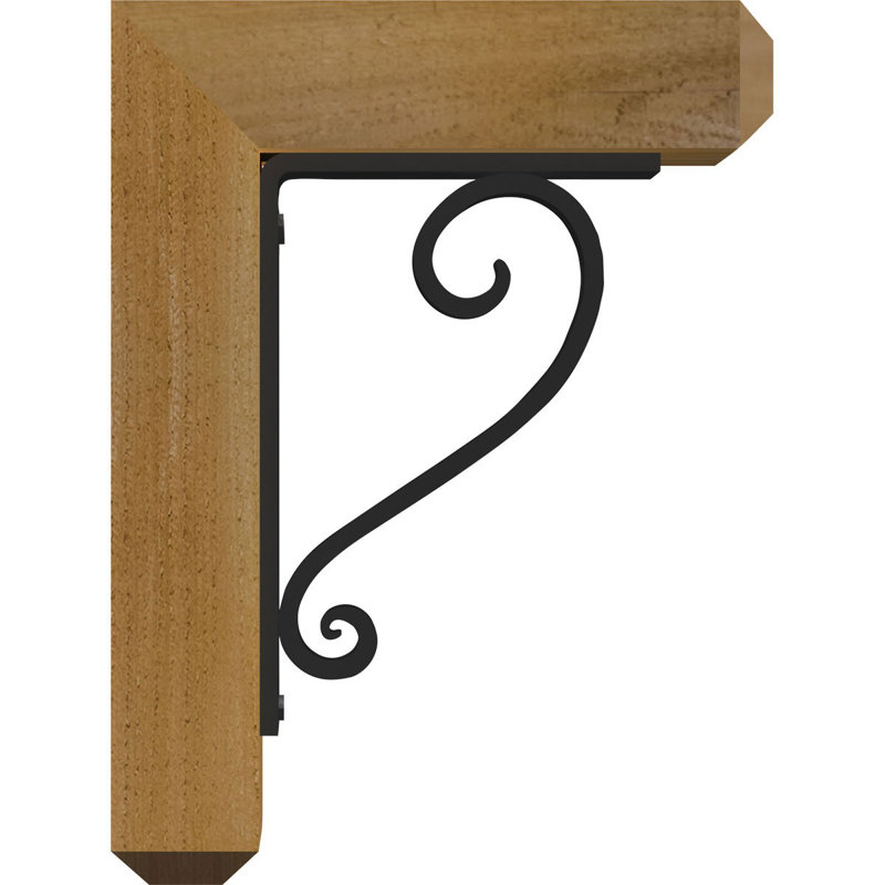 Support triple Ironcrest Edwards, H 20 po x P 18 po, Cèdre rouge de l'Ouest l 3 1/2 po x T 4 po (lisse