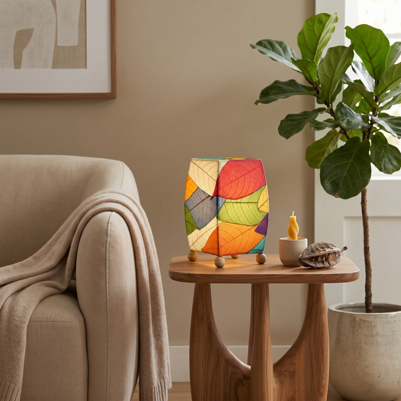 Mendocino Metal Novelty Lamp, Multi Color