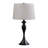 Set Of 2 25.5" Steel Table Lamp W/ Linen Shade-16647228-16647219