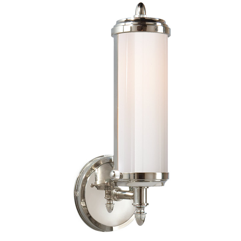 Thomas O'Brien Merchant Single Bath Light, Chrome
