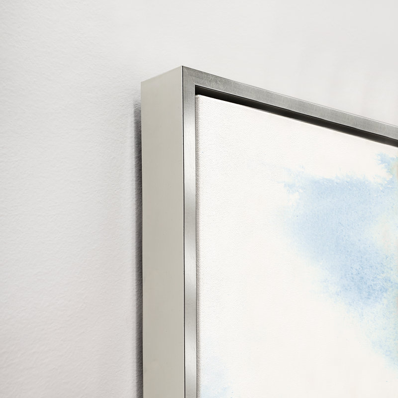 "Series Dist déformé Ice I" par Giselle Kelly - reproduction d'art sur toile, H 31,5 po x l 42,5 po x P 1,5 po