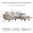 Inayat 84''Wide Reversible Sectional Sofa with Chaise-361666946