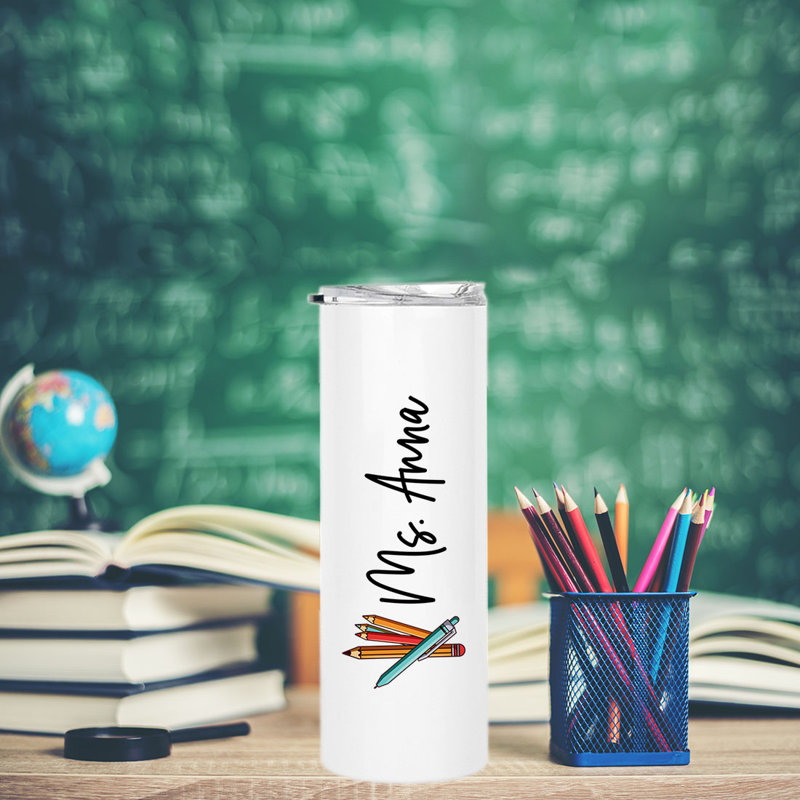 Gobelet de voyage 20 oz en acier inoxydable Teacher