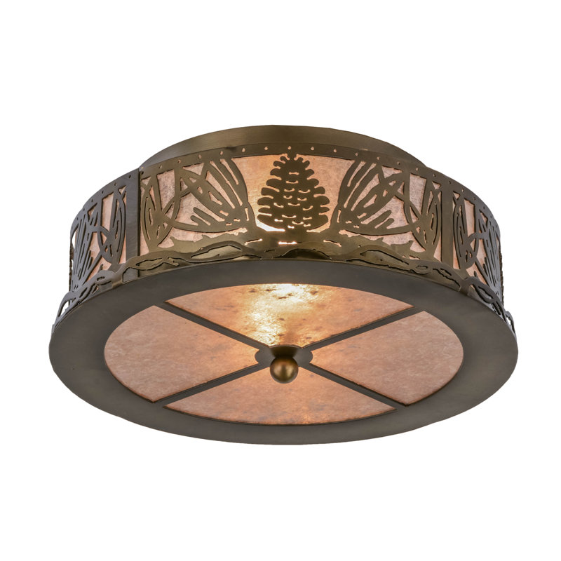 Mountain Pine 2 - Light Flush Mount