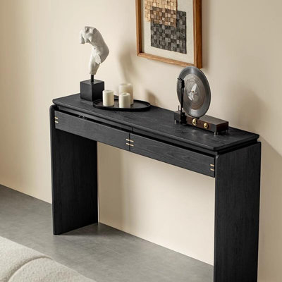 Console minimaliste en bois massif de style italien