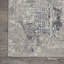 Tapis abstrait gris / bleu Zumbrota-813076391