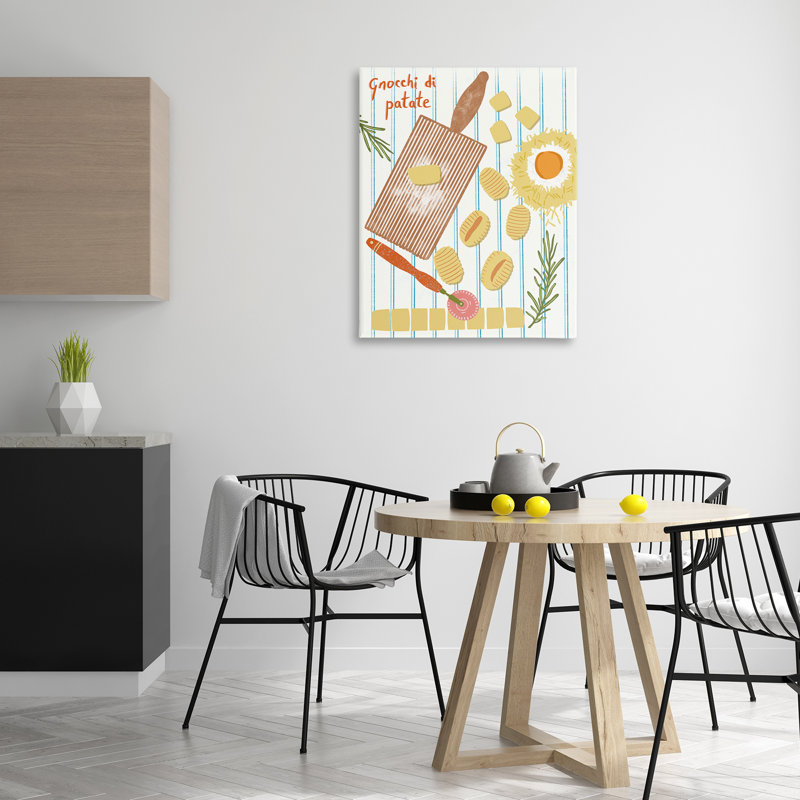  Art mural sur toile Gnocchi & Patate Meal, H 40 po x l 30 po