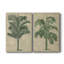 Toile de jute avec toile de jute Palm Silhouette III