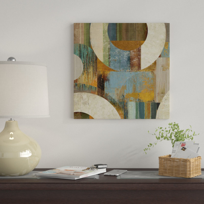 « division ii », impression sur toile, H 12 po x l 12 po x P 1,5 po, Toile tendue, Pas de tapis