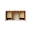 Armoire de salle de bain Ultraline l 42 po x P 21 po x H 34,5 po sans plateau en aulne moyen-350992280