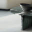 Table basse en marbre naturel, petite table, table de salon, pierre naturelle, 27,6 h 12,6 pouces / 70 h 32 cm, marbre véritable, marbre véritable-2122374128
