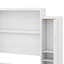 Lit escamotable avec garde-robe et tablette de rangement-1252694518