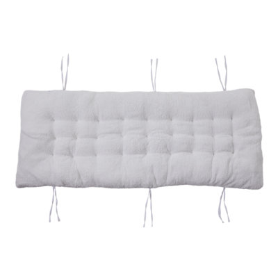 Winter Padded Lamb-Lined Chaise Chair Seat / Back Cushion