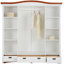 Doerun 4 Door Solid Wood Wardrobe-1539936229