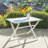43.5'' Folding Dining Table - Weather For Outdoor Use Wood Stand Strong