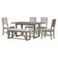 Ensemble de table de salle à manger 6 pièces pour 6 personnes-1887669667-1887669664