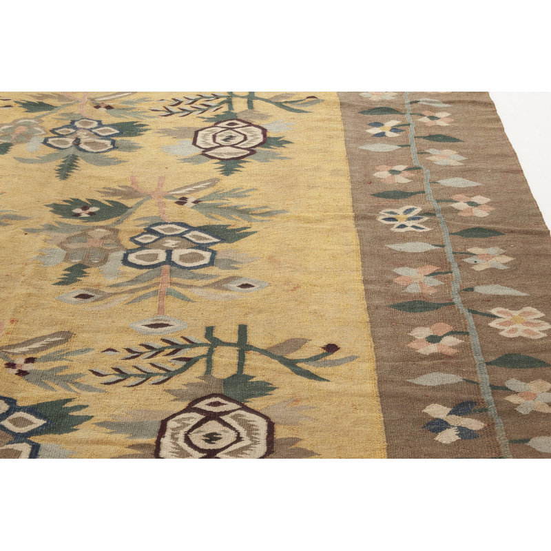 Antique One-of-a-Kind Rectangle 5'10" X 8'10" Hand Knotted Area Rug