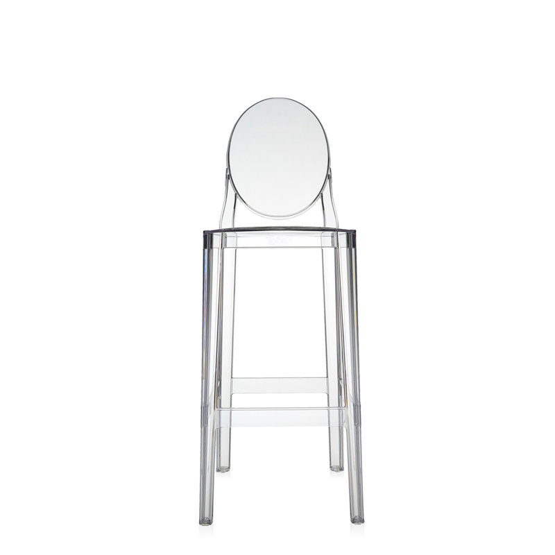 One More Outdoor Bar Stool, Crystal, 75 cm