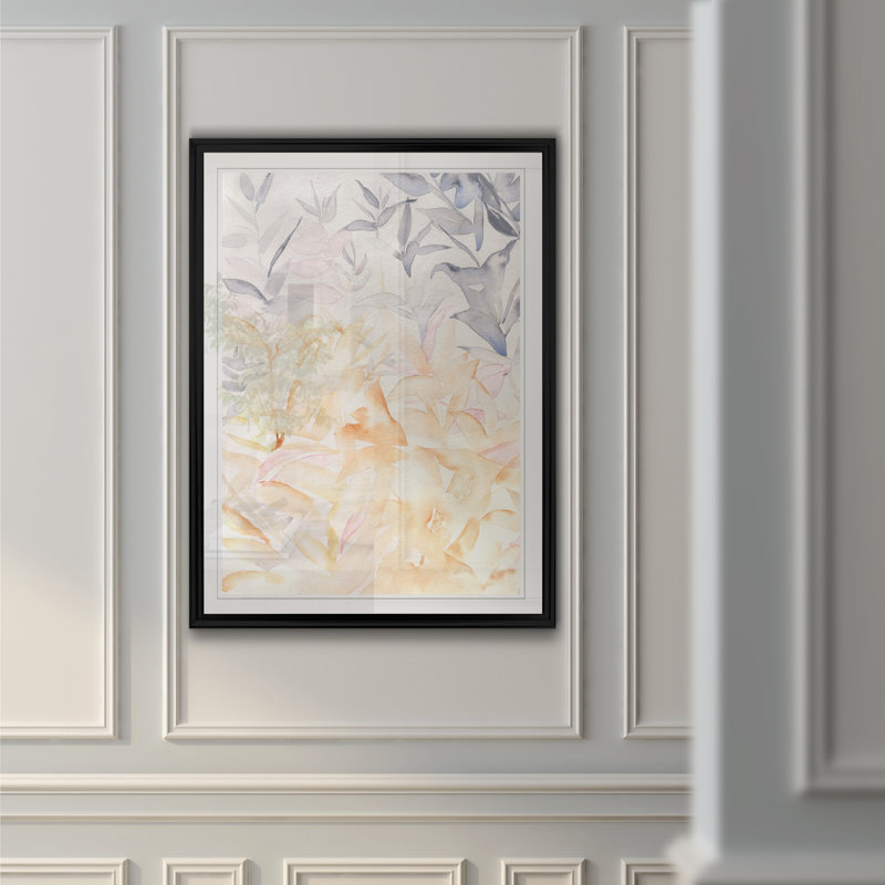 Whispering Boughs II - reproduction d'art sur toile, H 18,5 po x l 24,5 po x P 1,5 po, Cadre noir
